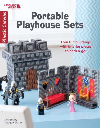 Portable Playhouse Sets: Four Fun Buildings with Interior Pieces to Pack & Go! book cover by Megan Glaser