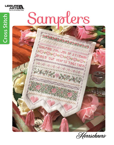 Samplers Cross Stitch book cover by Leisure Arts