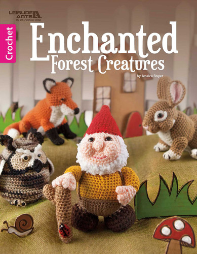 Enchanted Forest Creatures to Crochet book cover by Jessica Boyer