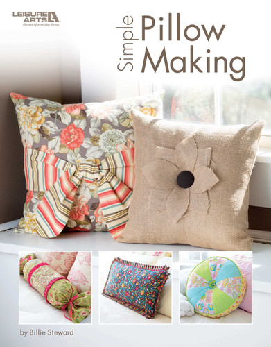 Simple Pillow Making book cover by Billie Steward