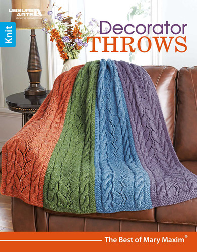 Decorator Throws—The Best of Mary Maxim: The Best of Mary Maxim book cover by Leisure Arts