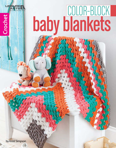 Color-Block Baby Blankets book cover by Kristi Simpson