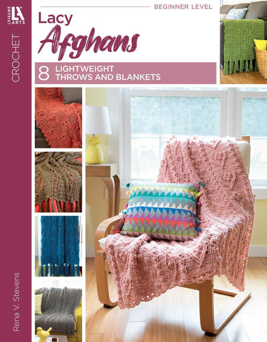 Lacy Afghans: 8 Lightweight Throws and Blankets book cover by Rena V. Stevens