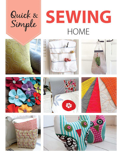Sewing Home— 11 Useful & Beautiful Decor Projects book cover by Leisure Arts