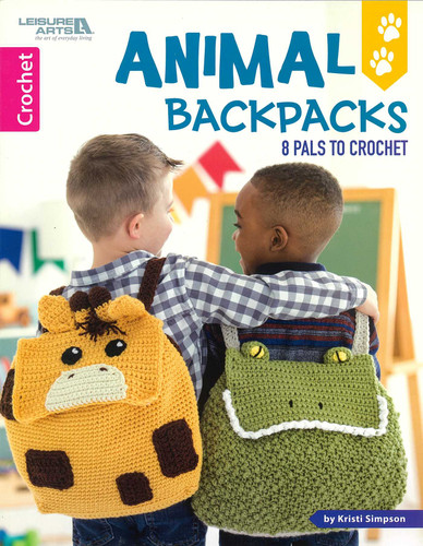 Crochet Animal Backpacks: 8 Pals to Crochet book cover by Kristi Simpson