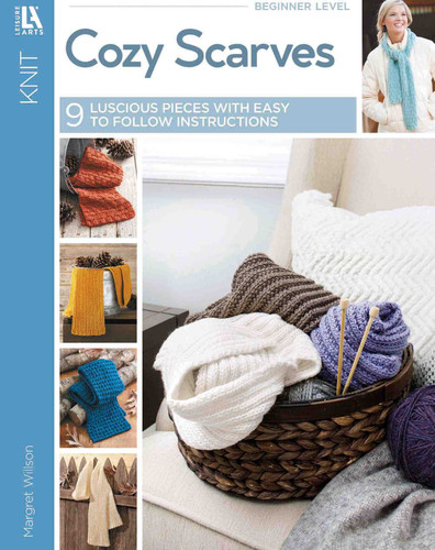 Cozy Scarves Knitting: 9 Luscious Pieces with Easy to Follow Instructions book cover by Margaret Wilson
