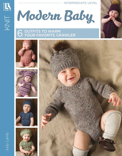 Modern Baby Knitting: 6 Outfits to Warm Your Favorite Crawler book cover by Judy S. Lamb