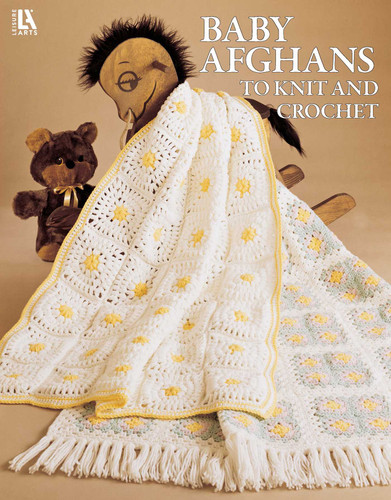 Baby Afghans to Knit and Crochet book cover by Leisure Arts