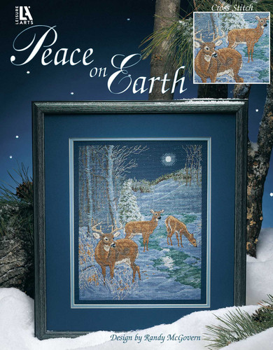 Peace on Earth Cross Stitch book cover by Leisure Arts