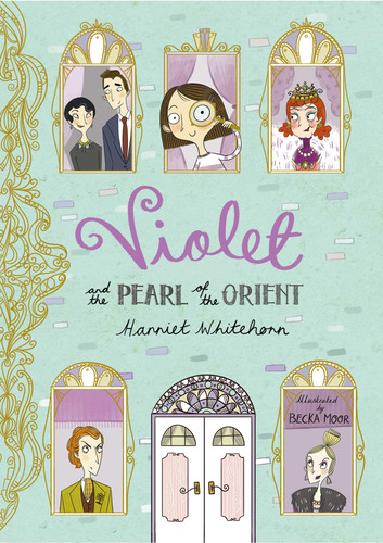 Violet and the Pearl of the Orient (Violet Investigates) book cover by Harriet Whitehorn