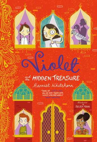 Violet and the Hidden Treasure (Violet Investigates) book cover by Harriet Whitehorn