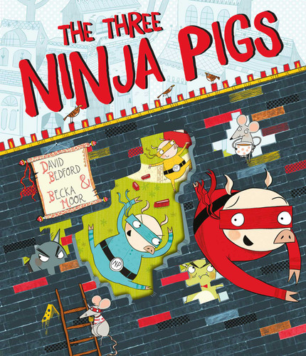 The Three Ninja Pigs book cover by David Bedford