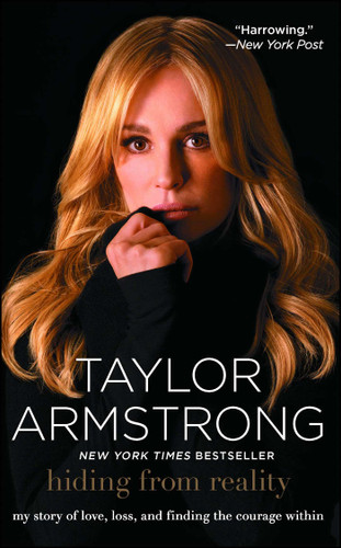 Hiding from Reality: My Story of Love, Loss, and Finding the Courage Within book cover by Taylor Armstrong
