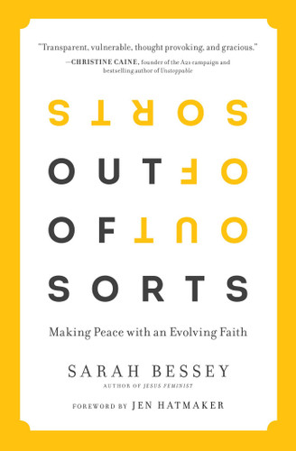 Out of Sorts: Making Peace with an Evolving Faith book cover by Sarah Bessey