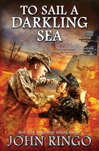 To Sail a Darkling Sea (Black Tide Rising) book cover by John Ringo