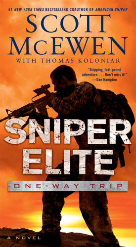 Sniper Elite: One-Way Trip: A Novel (Sniper Elite) book cover by Scott McEwen, Thomas Koloniar