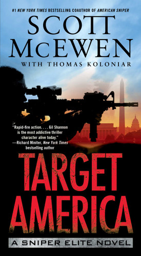 Target America: A Sniper Elite Novel (Sniper Elite) book cover by Scott McEwen, Thomas Koloniar