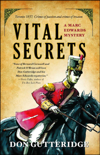 Vital Secrets book cover by Don Gutteridge