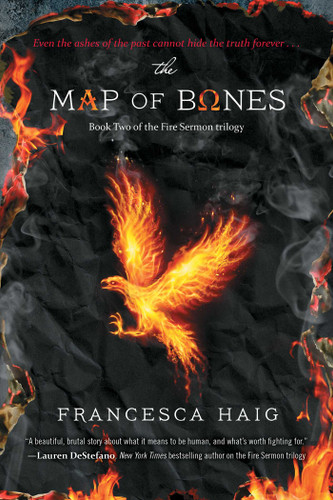 The Map of Bones (The Fire Sermon) book cover by Francesca Haig