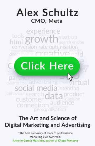 Click Here: The Art and Science of Digital Marketing and Advertising book cover by Alex Schultz