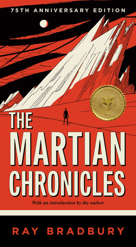 The Martian Chronicles book cover by Ray Bradbury