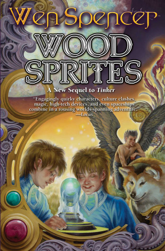 Wood Sprites (Elfhome) book cover by Wen Spencer