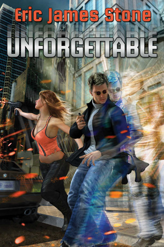 Unforgettable book cover by Eric James Stone