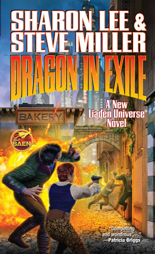 Dragon in Exile (Liaden Universe®) book cover by Sharon Lee, Steve Miller