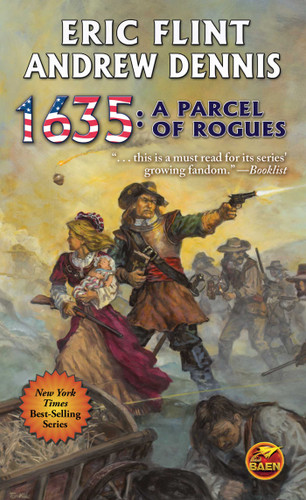 1635: A Parcel of Rogues (Ring of Fire) book cover by Eric Flint, Andrew Dennis