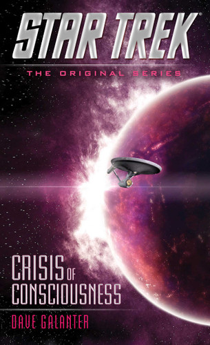 Crisis of Consciousness (Star Trek: The Original Series) book cover by Dave Galanter