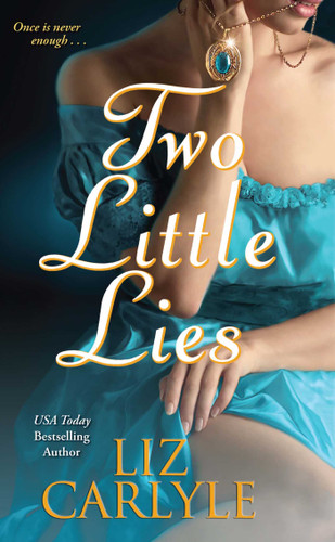 Two Little Lies book cover by Liz Carlyle