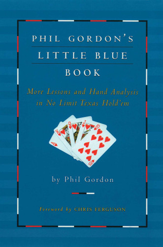 Phil Gordon's Little Blue Book book cover by Phil Gordon