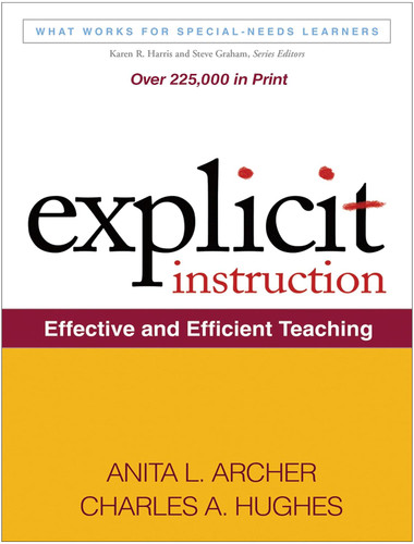 Explicit Instruction: Effective and Efficient Teaching book cover by Anita L. Archer, Charles A. Hughes