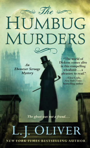 The Humbug Murders: An Ebenezer Scrooge Mystery book cover by L. J. Oliver