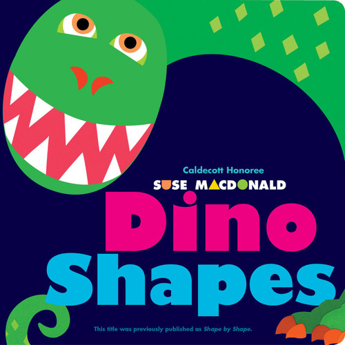Dino Shapes book cover by Suse MacDonald