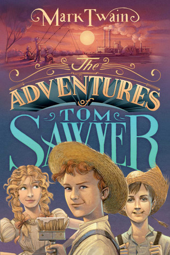 The Adventures of Tom Sawyer book cover by Mark Twain