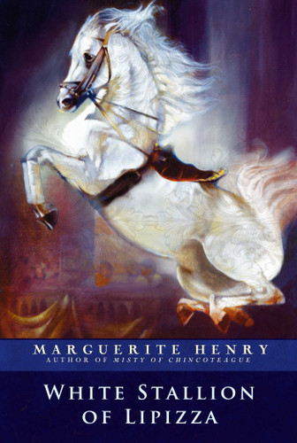 White Stallion of Lipizza book cover by Marguerite Henry