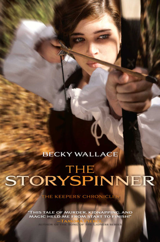 The Storyspinner (The Keepers' Chronicles) book cover by Becky Wallace