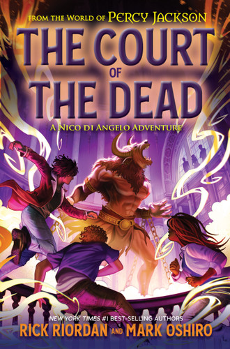 From the World of Percy Jackson: The Court of the Dead: A Nico di Angelo Adventure (A Nico di Angelo Adventure) book cover by Rick Riordan, Mark Oshiro