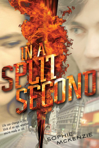 In a Split Second book cover by Sophie McKenzie