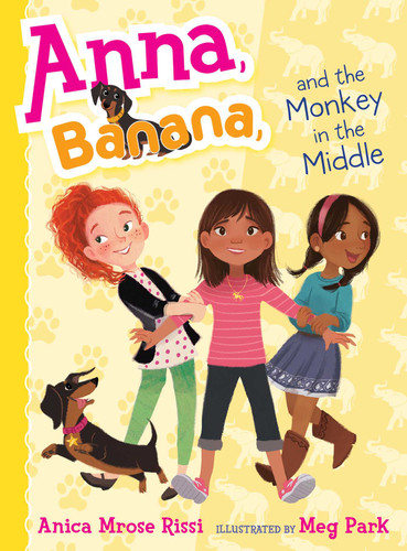 Anna, Banana, and the Monkey in the Middle (Anna, Banana) book cover by Anica Mrose Rissi