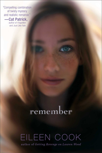 Remember book cover by Eileen Cook