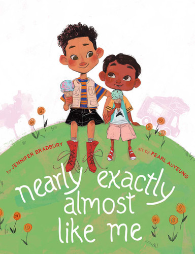 Nearly Exactly Almost Like Me book cover by Jennifer Bradbury