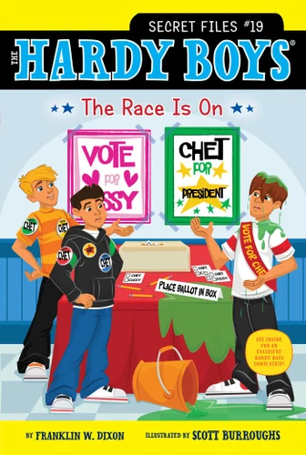 The Race Is On (Hardy Boys: The Secret Files) book cover by Franklin W. Dixon