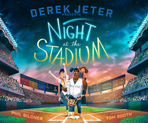 Derek Jeter Presents Night at the Stadium (Jeter Publishing) book cover by Phil Bildner