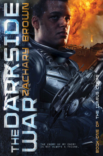 The Darkside War (The Icarus Corps) book cover by Zachary Brown