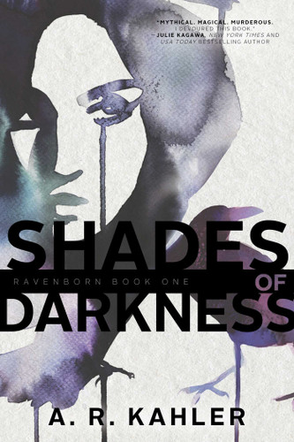 Shades of Darkness (Ravenborn) book cover by A. R. Kahler