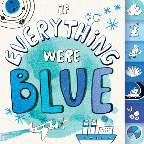 If Everything Were Blue book cover by Hannah Eliot