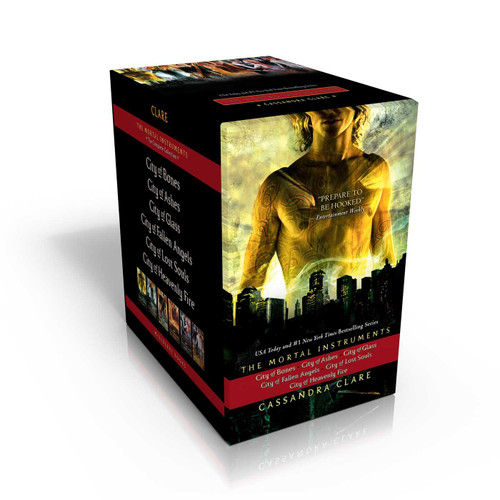 The Mortal Instruments, the Complete Collection (Boxed Set): City of Bones; City of Ashes; City of Glass; City of Fallen Angels; City of Lost Souls; City of Heavenly Fire (The Mortal Instruments) book cover by Cassandra Clare