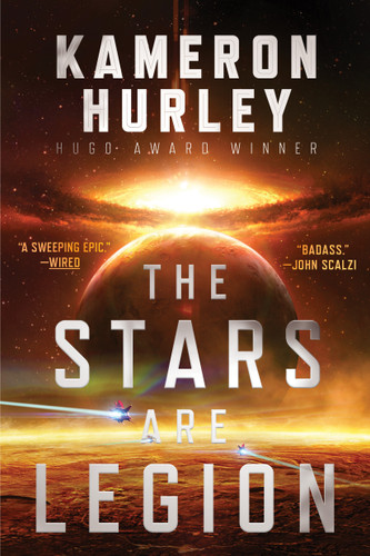 The Stars Are Legion book cover by Kameron Hurley
